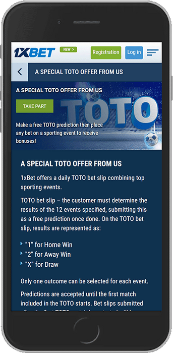 A special TOTO offer from us