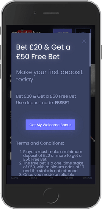 Bet £20 & Get a £40 Free Bet