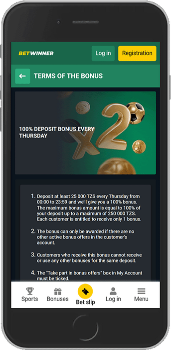 100% Deposit Bonus Every Thursday