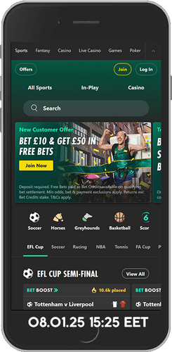 Image of Bet365 app