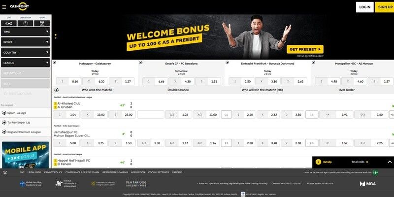 Biggest Denmark betting site – Cashpoint