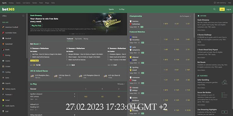 Website in the Netherlands — bet365