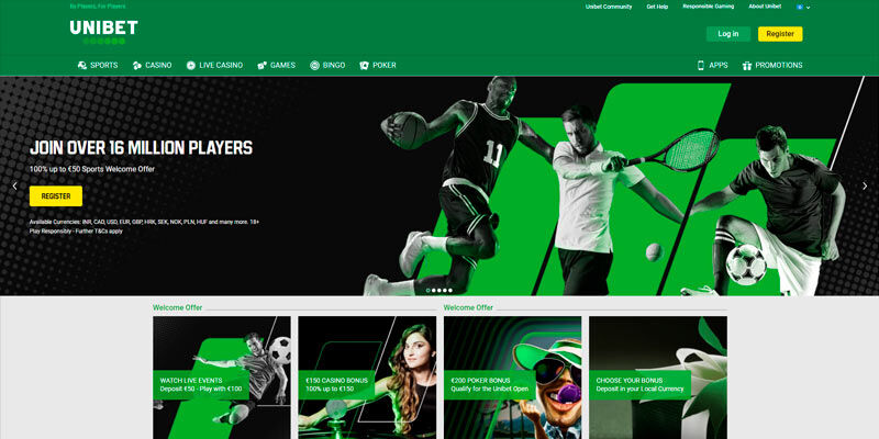 Biggest Norway betting site – Unibet