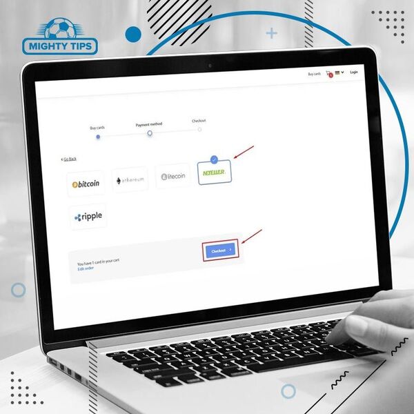 AstroPay deposit method selection