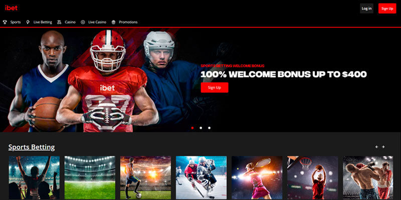 bookmaker ibet - homepage