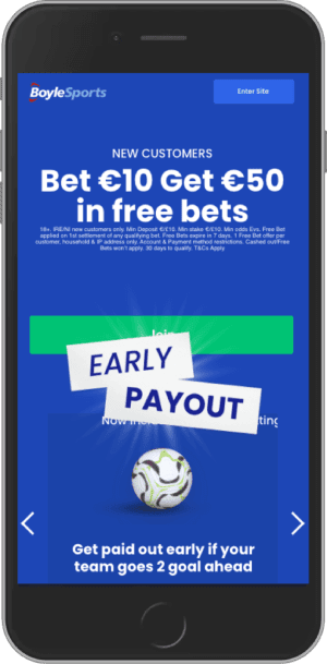 Bet £10 and Get £50 in Free Bets