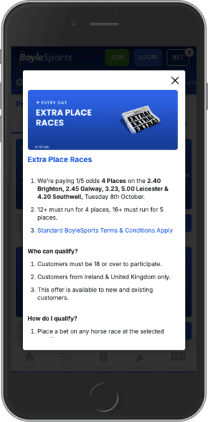 Extra Place Races