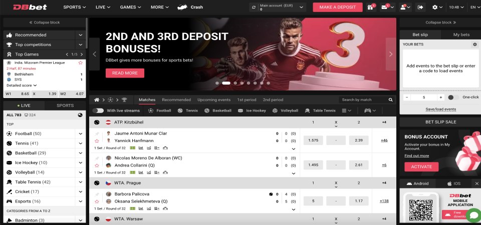 ddbet desktop live page screenshot 