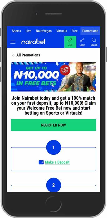 Get Up to ₦10,000 in Free Bets