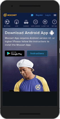 how to download Mozzart iOS app