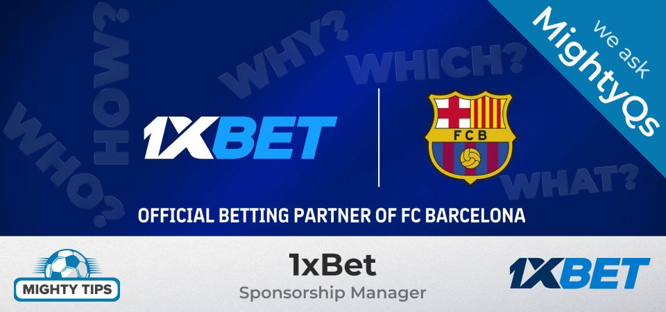 1xBet team about their partnership with FC Barcelona