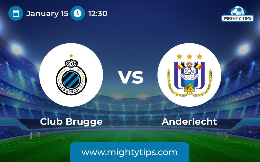 Club Brugge vs Anderlecht Prediction, Odds & Betting Tips | 15/01/2023