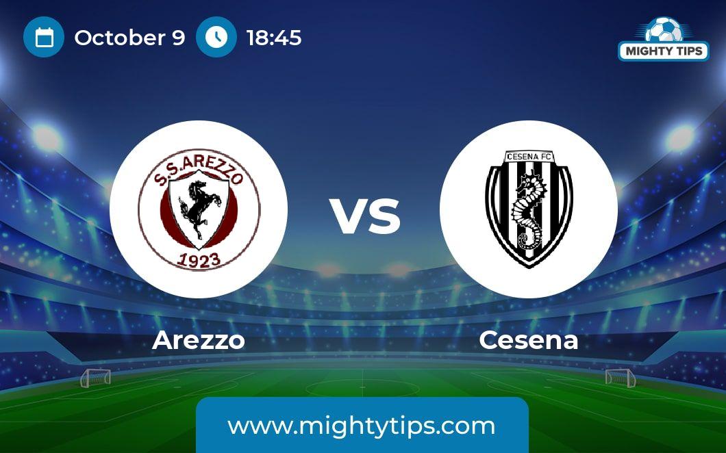 S.S Arezzo vs Cesena Prediction Odds Betting Tips 09 10 2023