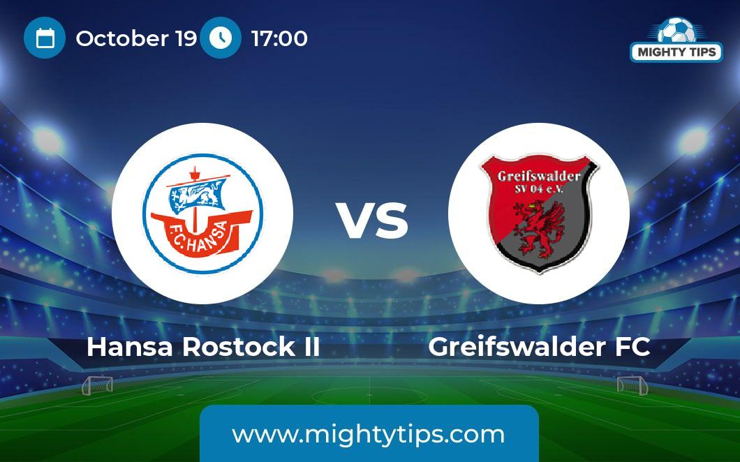 Hansa Rostock II Vs Greifswalder Prediction, Odds & Betting Tips | 19. ...