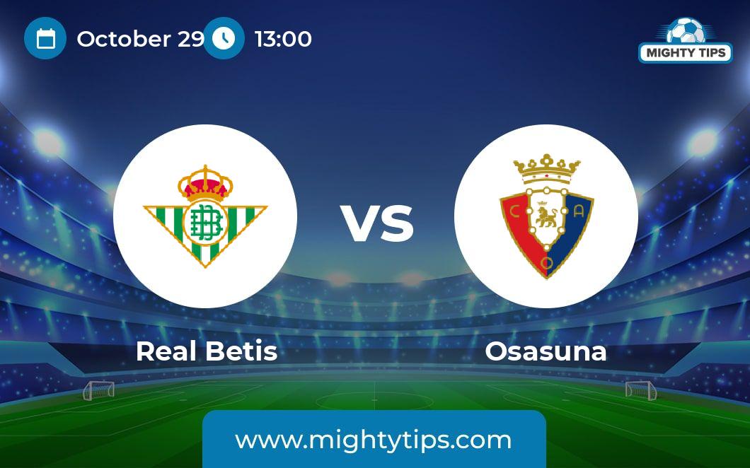 Real betis osasuna 2025 h2h