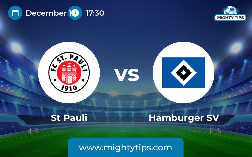 St. Pauli Vs Hamburger SV Prediction, Odds & Betting Tips | 01.12.2023 ...