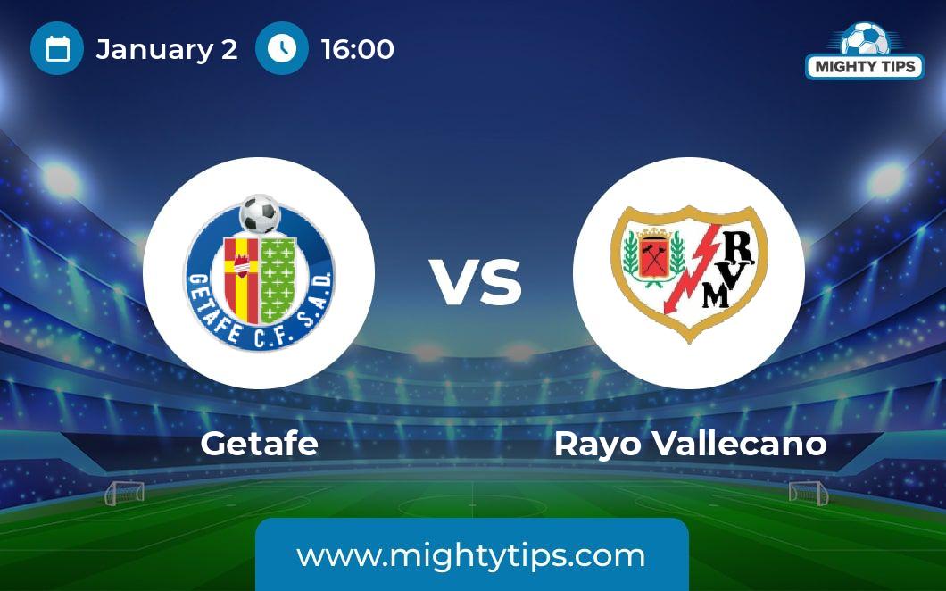 Getafe vs 2025 rayo vallecano h2h