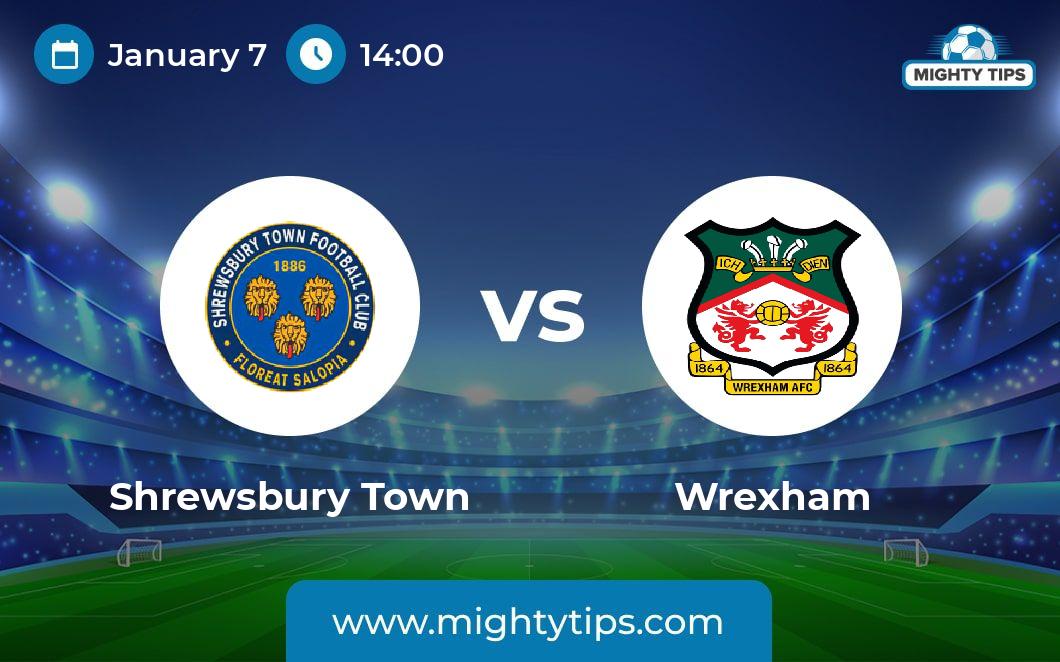 Shrewsbury vs Wrexham Prediction, Odds & Betting Tips 07/01/2024 FA Cup