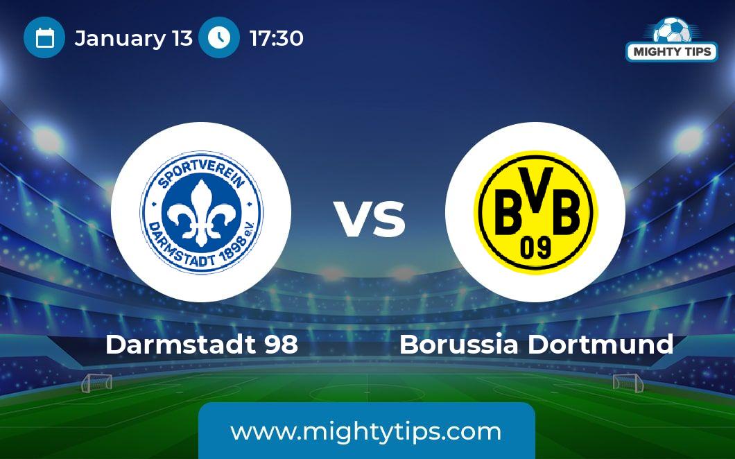 Darmstadt Vs Borussia Dortmund Prediction, Odds & Betting Tips | 13.01. ...