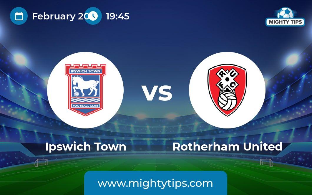 Ipswich Town vs Rotherham United Prediction, Odds & Betting Tips 20.