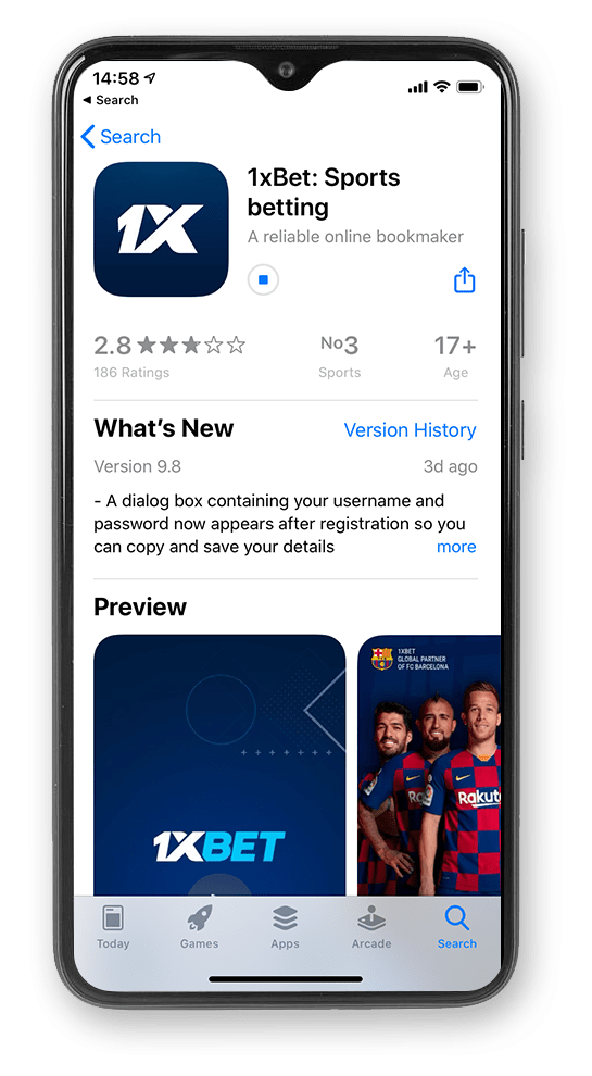 how to download 1xbet for ios